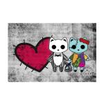 Jack & Sally - Postcard Mini Art Print