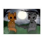 Beware Shred the WereCat - Postcard Mini Art Print