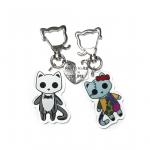 Jack & Sally Nightmare Before Catmas - 2 Charm Set