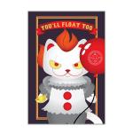 Purrywise - Postcard Mini Art Print