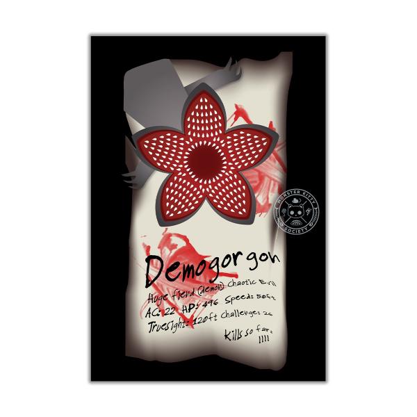 Demeowgorgon - Postcard Mini Art Print picture