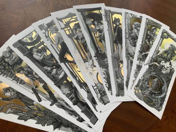 Studio Ghibli Gold Foil Set of 10 picture