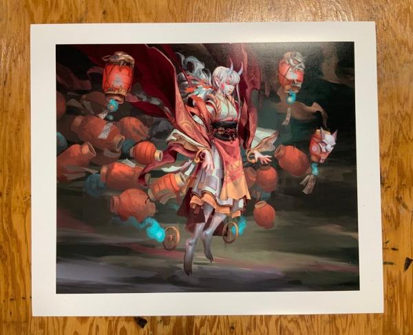 Lantern Spirit Artist Print 13x15 picture