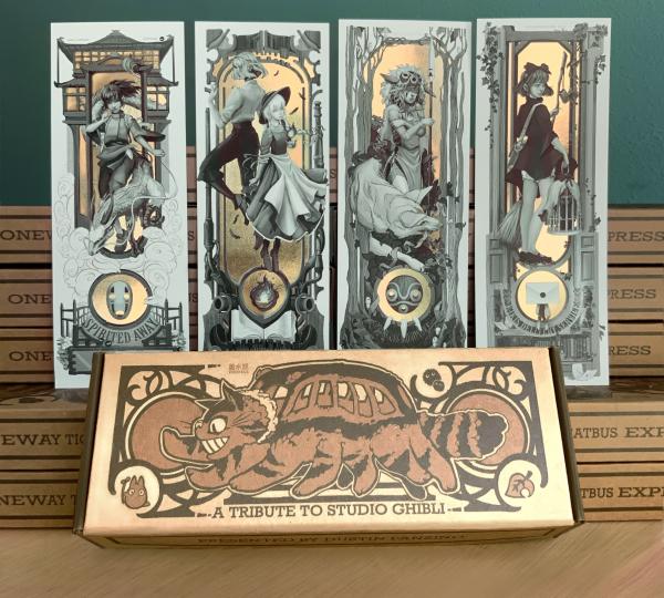 Studio Ghibli Gold Foil Set of 10 picture