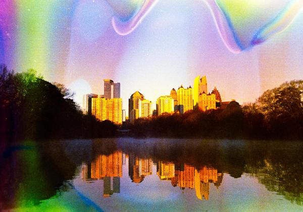 Reflections Piedmont Park Atlanta, Georgia Art Print