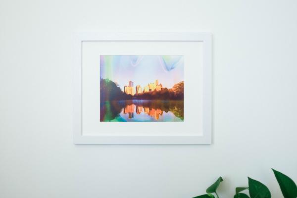Reflections Piedmont Park Atlanta, Georgia Art Print picture