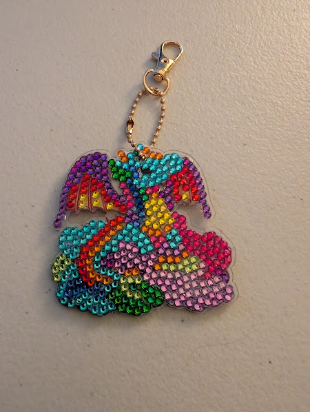 Diamond Art Dragon Key Chains picture