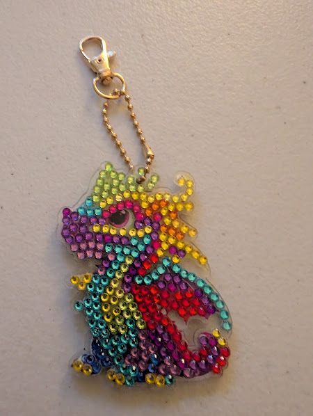 Diamond Art Dragon Key Chains picture
