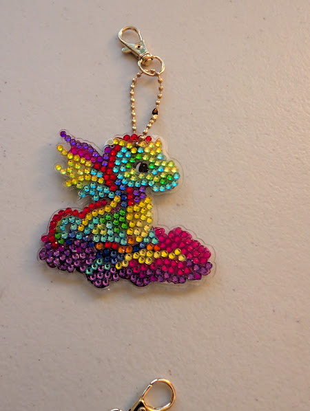 Diamond Art Dragon Key Chains picture