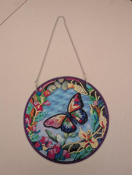 Butterfly Diamond Art Hanging Pendant