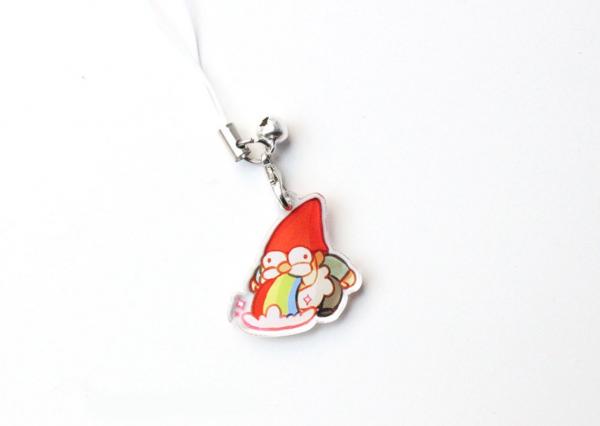 Gravity Falls Puking Gnome 1" Mini Acrylic Charm picture