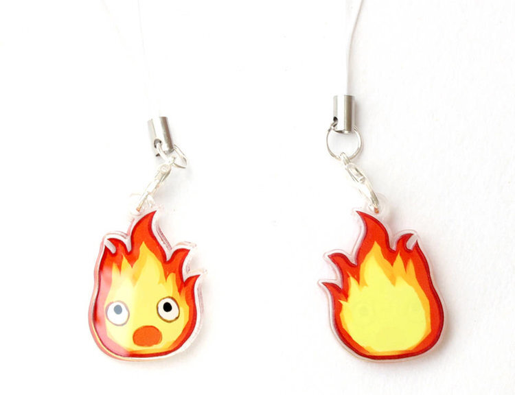 Calcifer (Howl's Moving Castle) 1" Mini Acrylic Charm picture