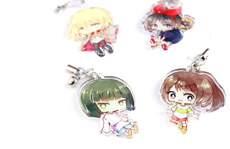 Howl, Kiki, Haku, Chihiro - Studio Ghibli Acrylic Charms picture