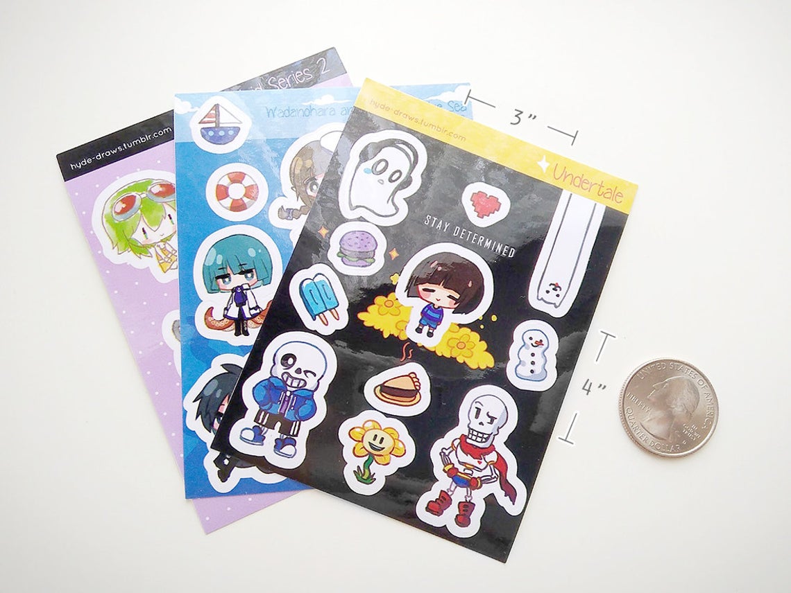 Promised Neverland 3x4" Kiss Cut Sticker Sheet picture