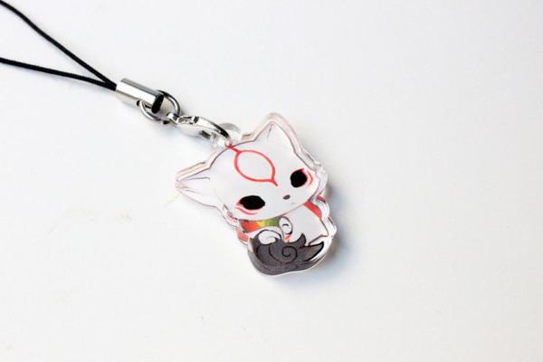 Okami Chibi Ama 1" Mini Acrylic Charm picture