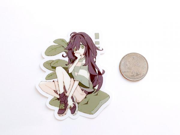 Green Tea - Transparent High Quality Vinyl Sticker picture