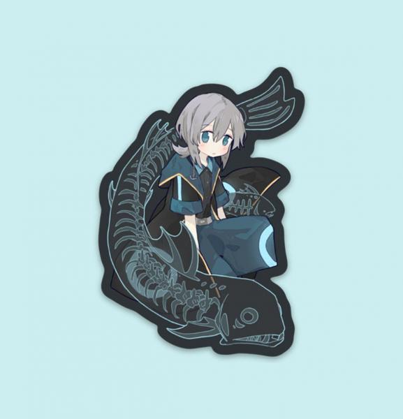 Deep Sea Fishing - Original High Quality Vinyl Sticker picture