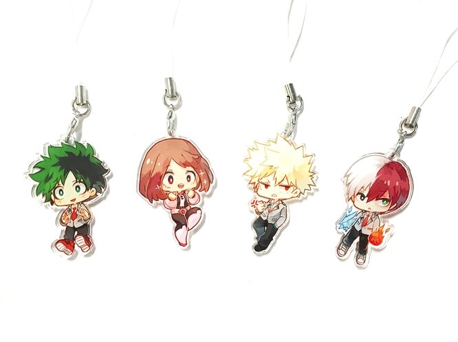 Boku no Hero Academia Set A Acrylic Charms picture