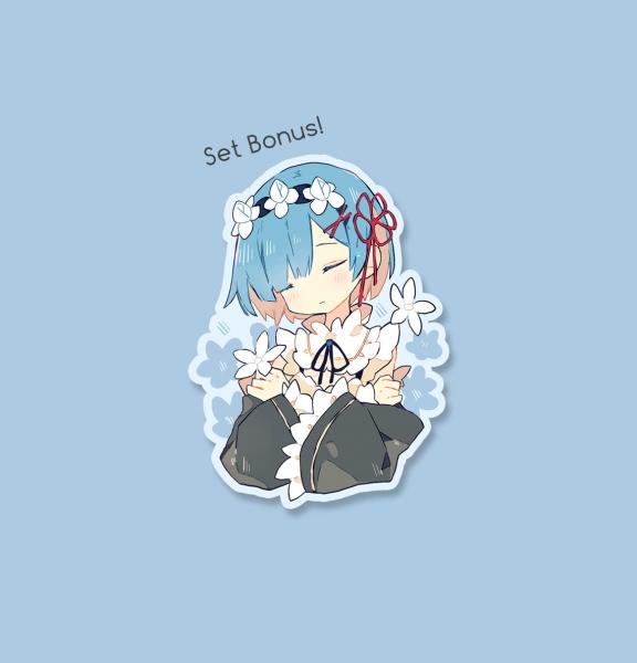 Emilia, Echidna, Ram, Rem (Re:Zero) - Gloss Sticker picture