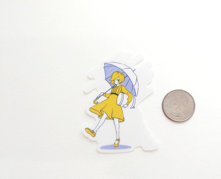Salt-chan - Transparent High Quality Vinyl Sticker picture