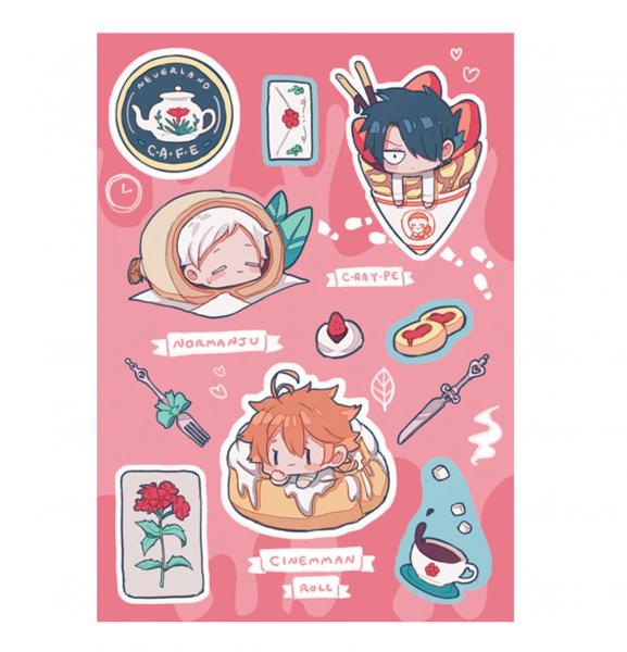 Promised Neverland 3x4" Kiss Cut Sticker Sheet picture