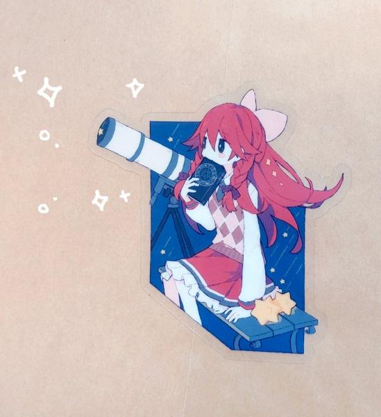 Celeste Meteor Shower (Animal Crossing) - Transparent High Quality Vinyl Sticker picture