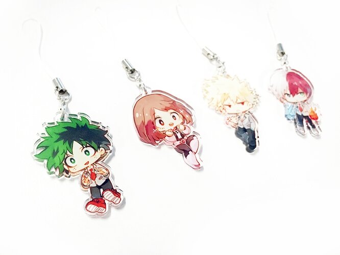 Boku no Hero Academia Set A Acrylic Charms picture