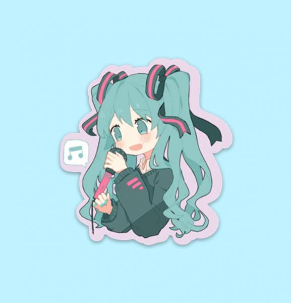 Vocaloid - Hatsune Miku High Quality Vinyl Sticker picture