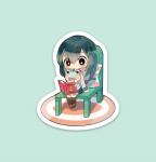 Tsuyu &amp; Lily - High Quality Vinyl Sticker