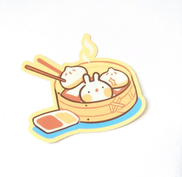 Steamed Bun - High Quality Vinyl Sticker picture