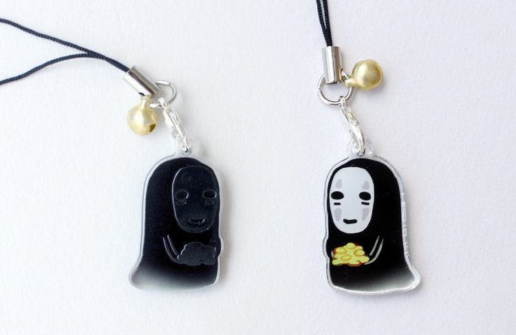 No Face (Spirited Away) 1" Mini Acrylic Charm picture