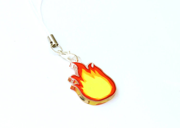 Calcifer (Howl's Moving Castle) 1" Mini Acrylic Charm picture