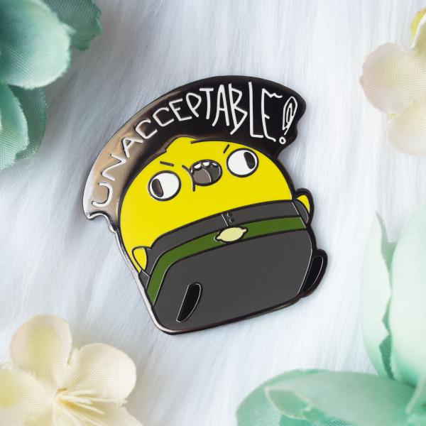 PIN- "UNACCEPTABLE”: Grey picture