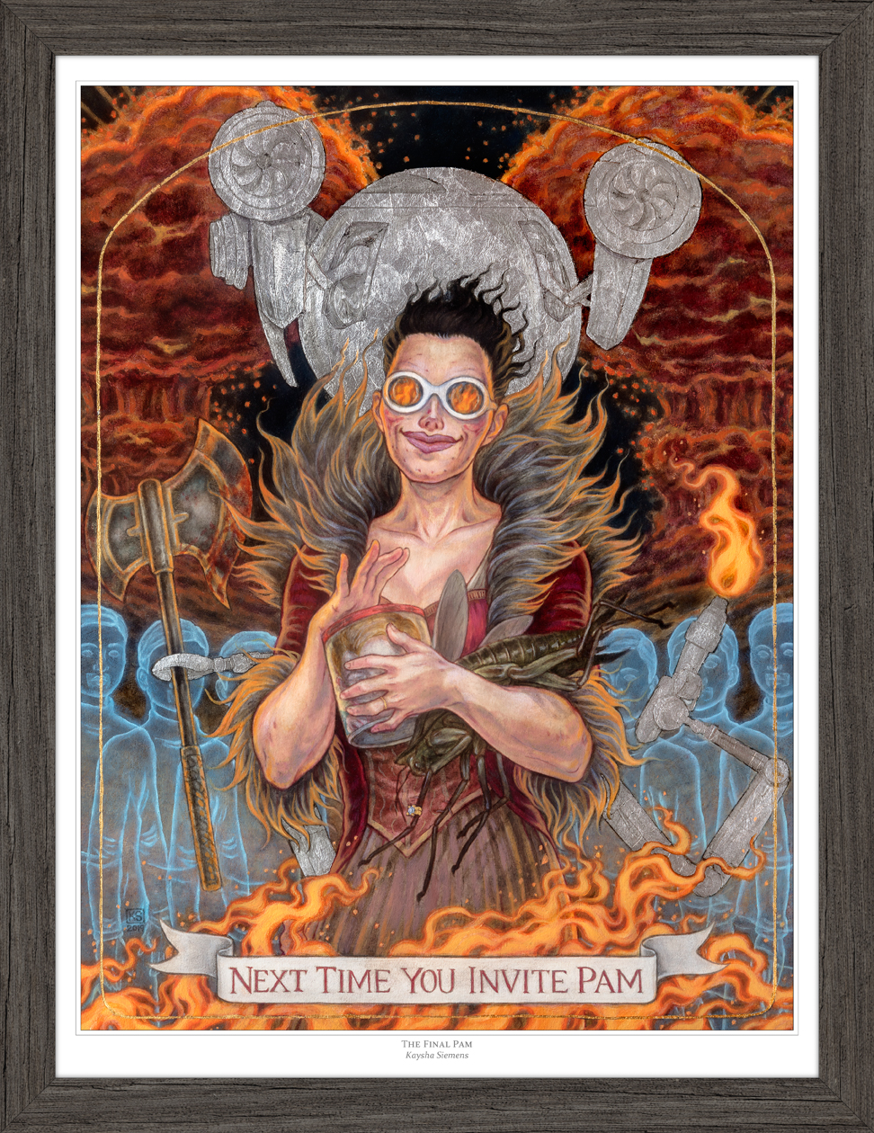 The Final Pam Art Print picture