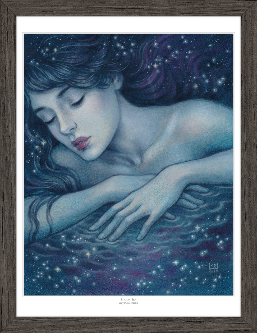 Starry Sea Art Print picture