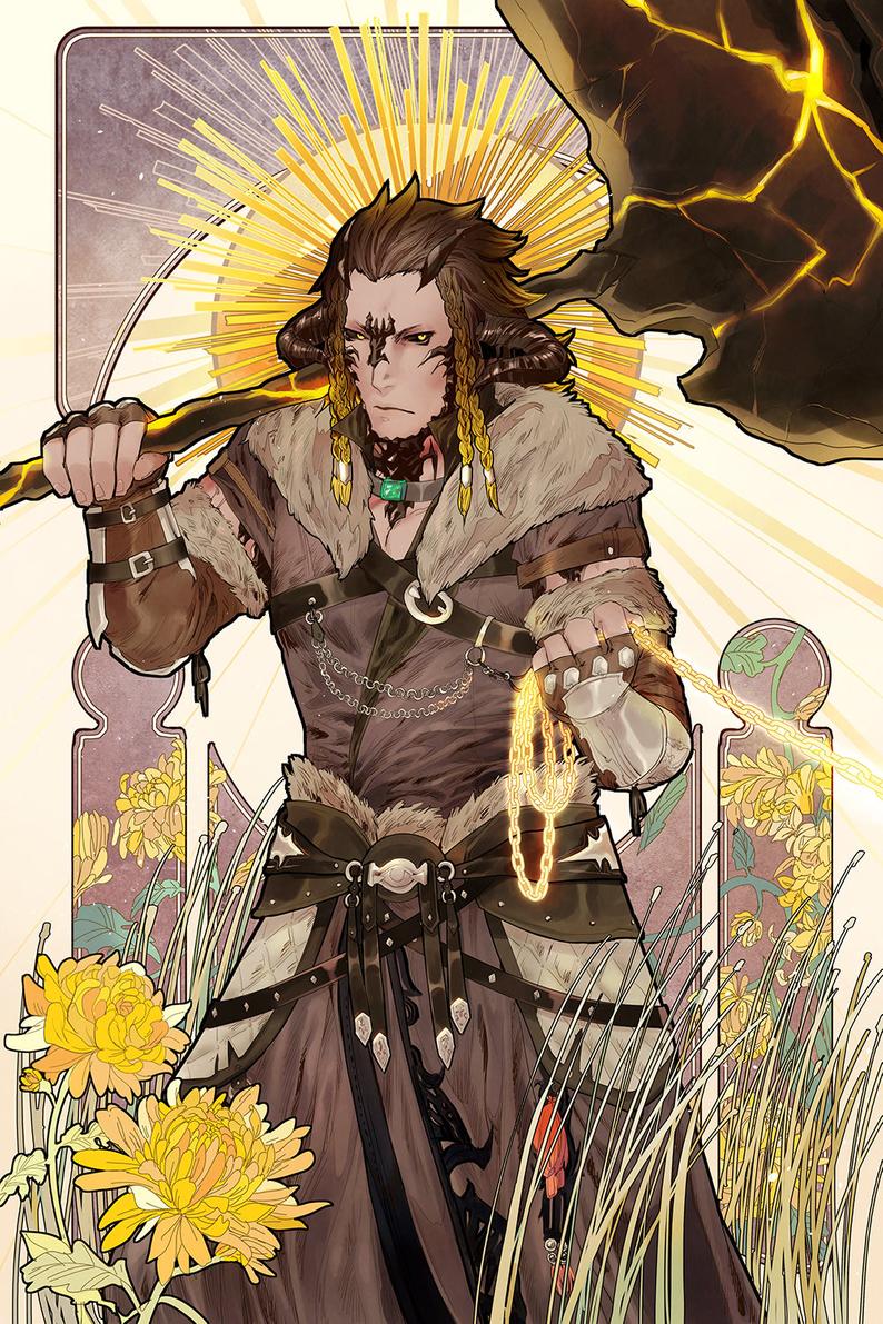 ffxiv / final fantasy 14 npc prints picture