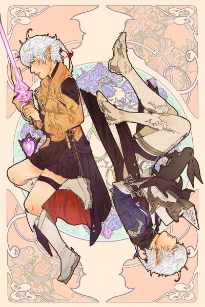 ffxiv / final fantasy 14 npc prints picture