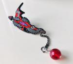 ffxiv dragoon 2.5in enamel brooch