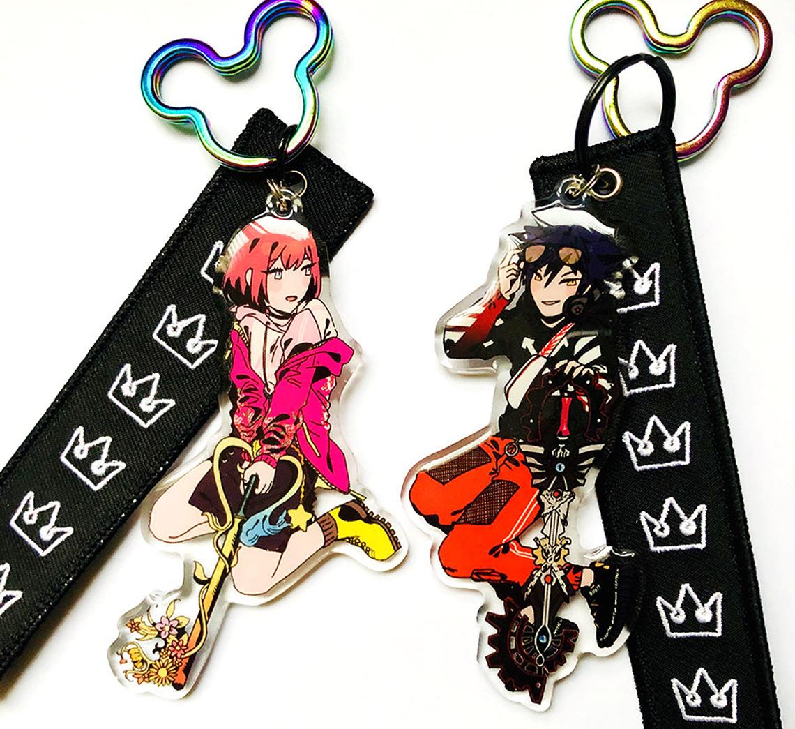 kingdom hearts x streetwear 4in keychain picture