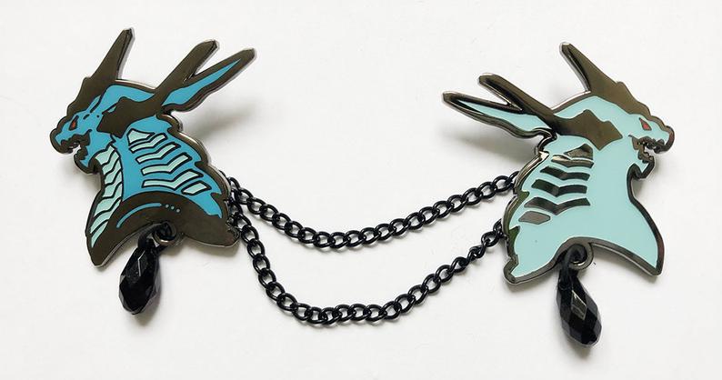 ffxiv bahamut gunmetal enamel set