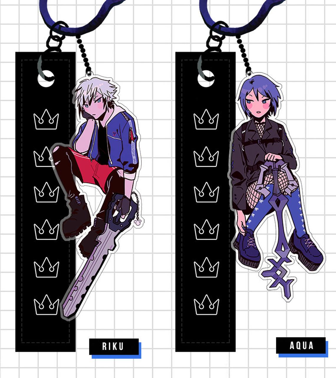 kingdom hearts x streetwear 4in keychain picture