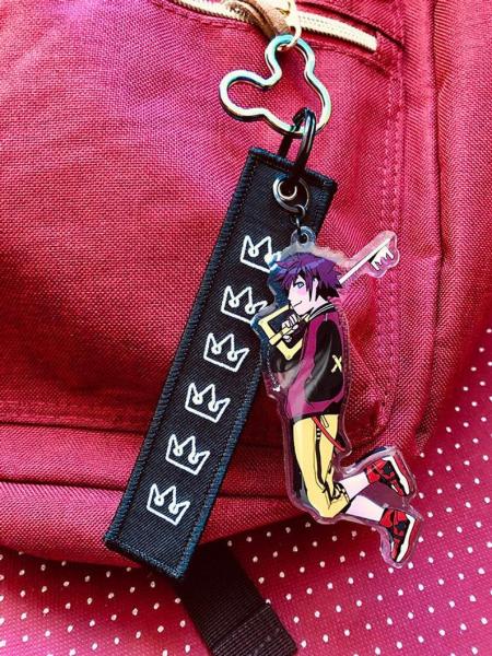 kingdom hearts x streetwear 4in keychain