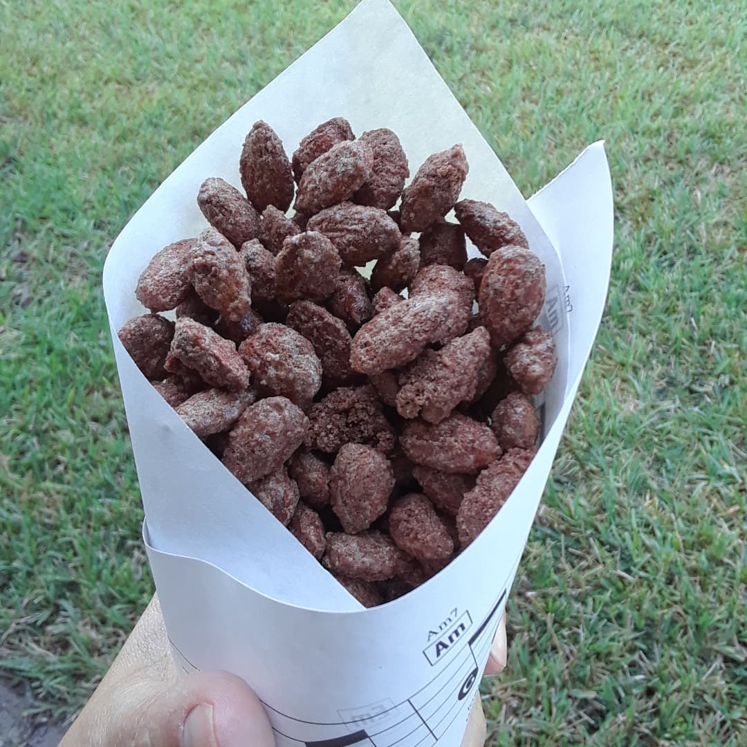 Cinnamon sugar almonds, cashews and pecans. picture