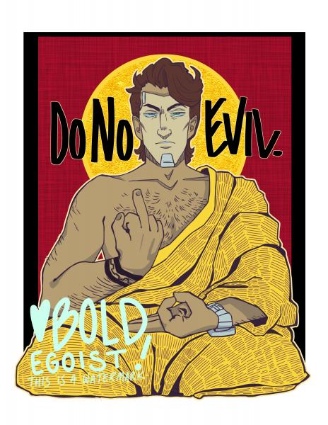 Handsome Jack (No Evil) Print! picture