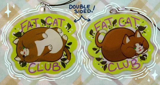 Fat Cat Club Charm!