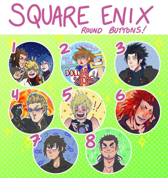 Square Enix Buttons! picture