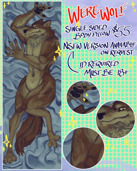 Werewolf Dakimakura!