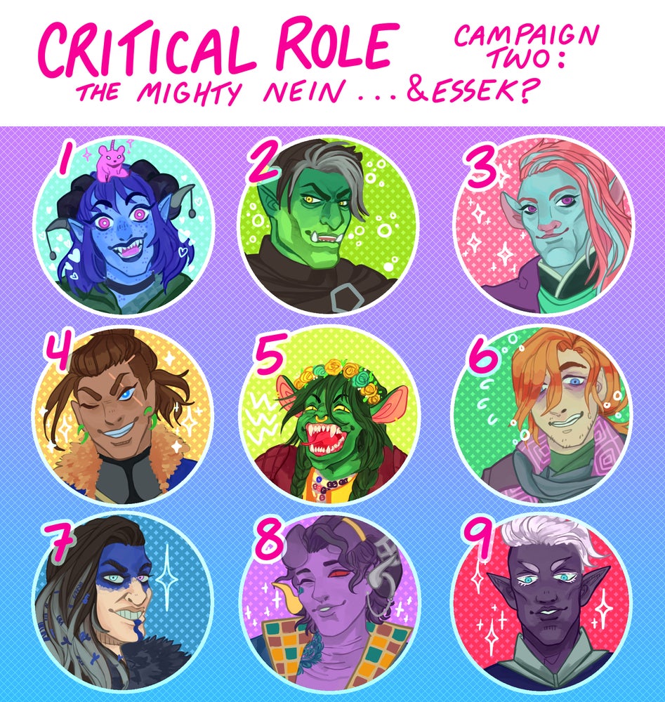Critical Role (Campaign 2) Buttons 
