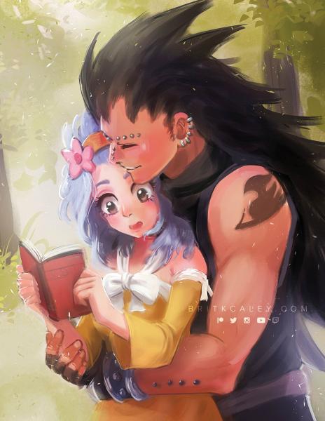 Gajeel and Levy picture