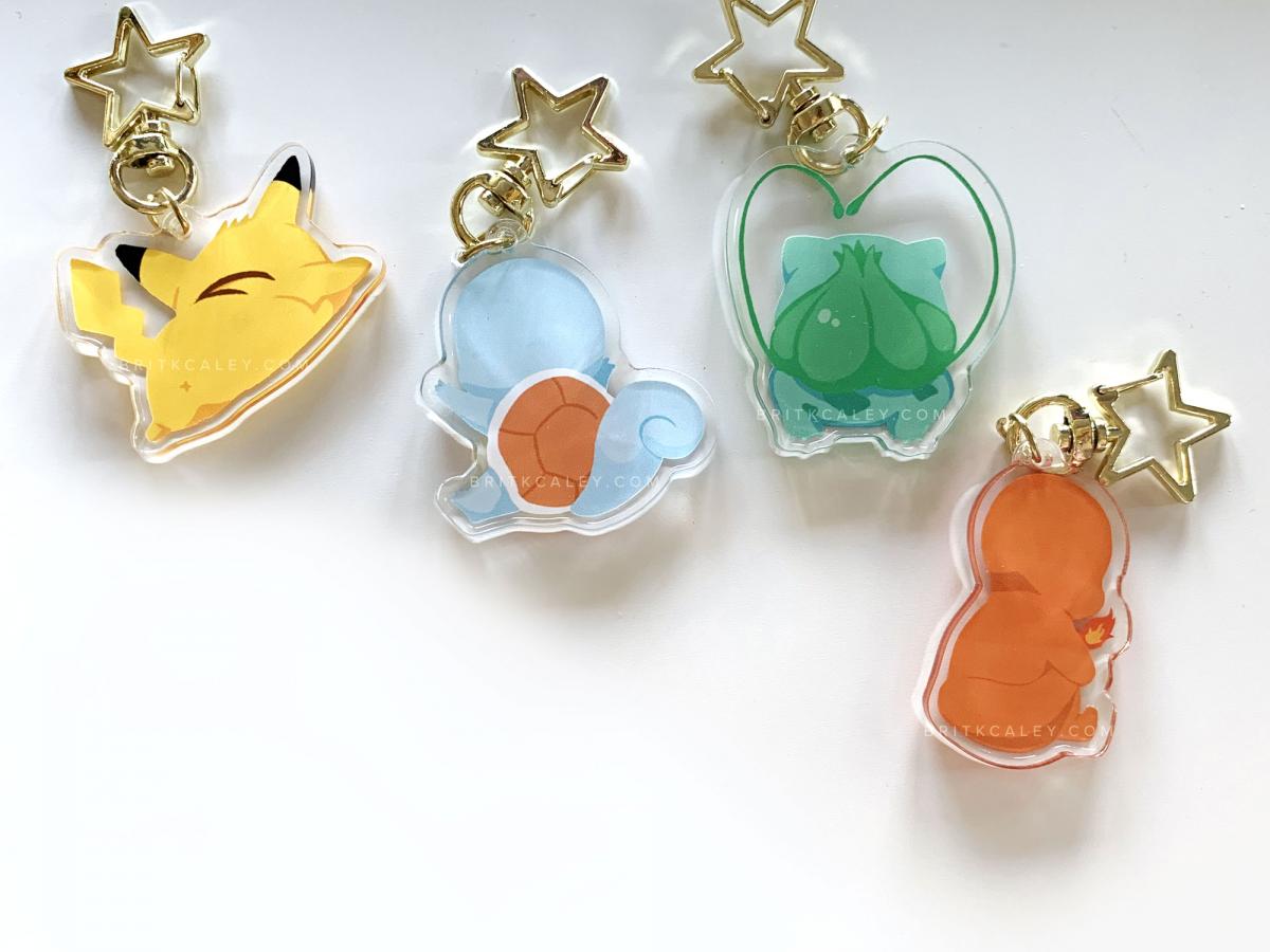 Double-sided Cute Monster Chibi Charms picture